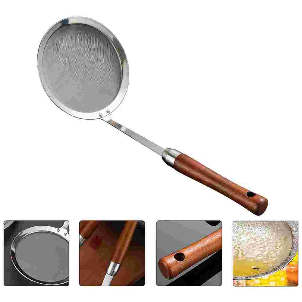 Skimmer Colander Stainless Steel Wood Handle Cooki... – Vicedeal