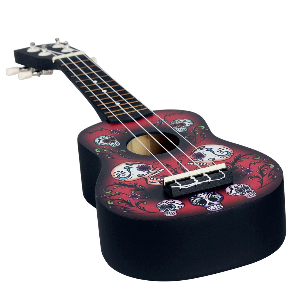 21 zoll Schädel aufbringen Ukulele Hawaii Gitarre Akustische Instrument Praxis Ukulele Instrument für Anfänger Musical