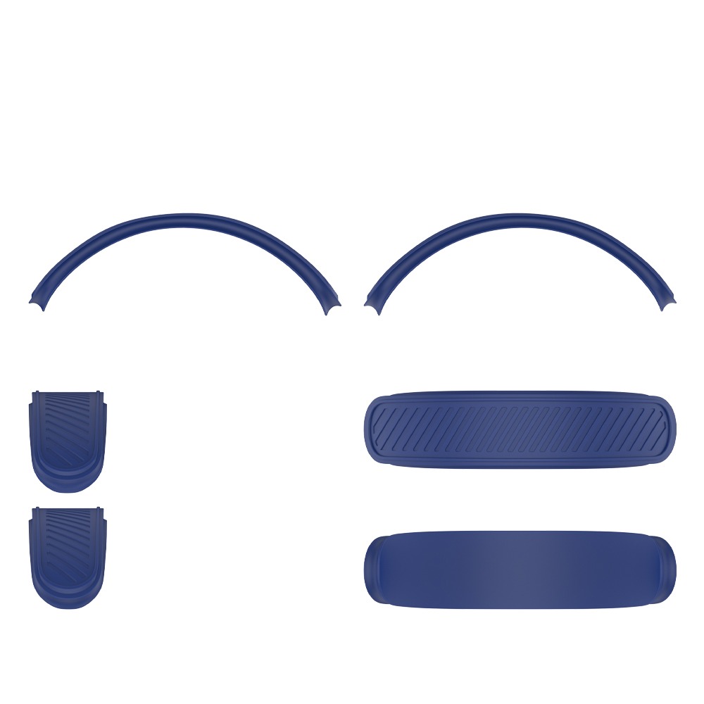Funda de silicona colorida para diadema, funda de cojín lavable de repuesto para diadema, accesorios para auriculares, funda protectora para AirPods Max: MULTICOLOR