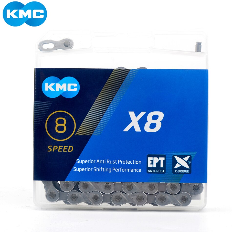 KMC Bicycle Chain 12 speed Mountain bike drive chains MTB road bike ketten X8 X9 X10 X11 EL SL: X8EPT 8S