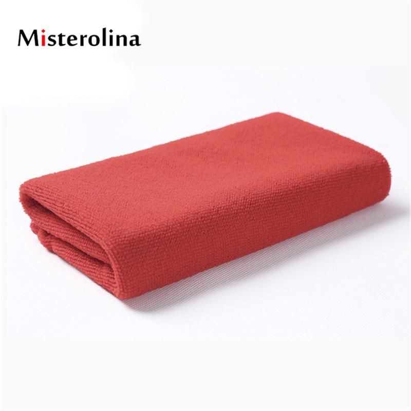 Ancrv mikrofiber håndklæde hårvask håndklæde håndklæde rengøring detaljering bløde klude duster lille firkantet tørklæde 25*25cm