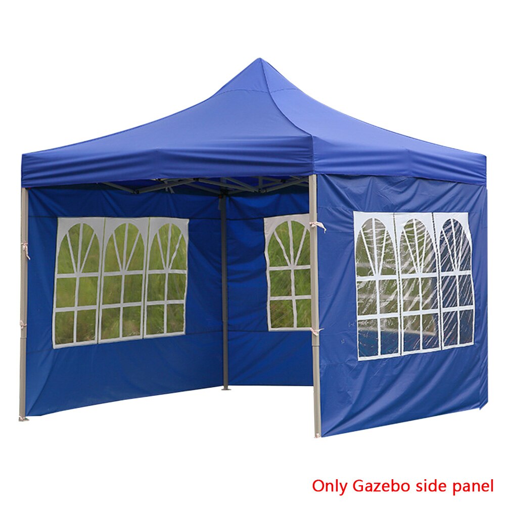 Duurzaam Waterdicht Anti-Uv Gebruik Zijwand Herbruikbare Outdoor Tent Tuinhuisje Side Panel Oxford Doek Winddicht Draagbare Accessoires: Blauw / Types 2