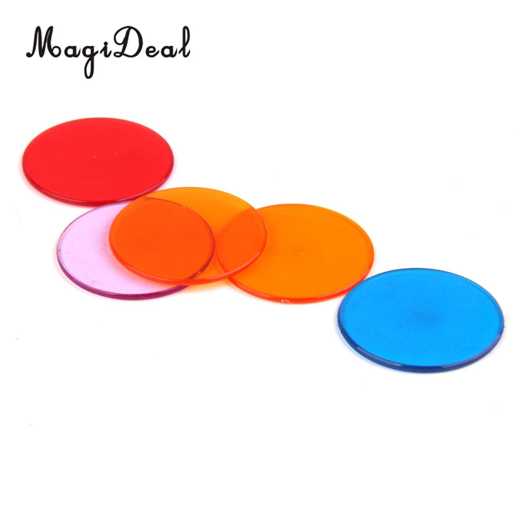 Magideal 120Pcs Pro Count Bingo Chips Markers Voor Bingo Spel Kaarten 3 Cm 6 Kleuren Pocker Chips Fun Familie spelletjes Levert Accessoire