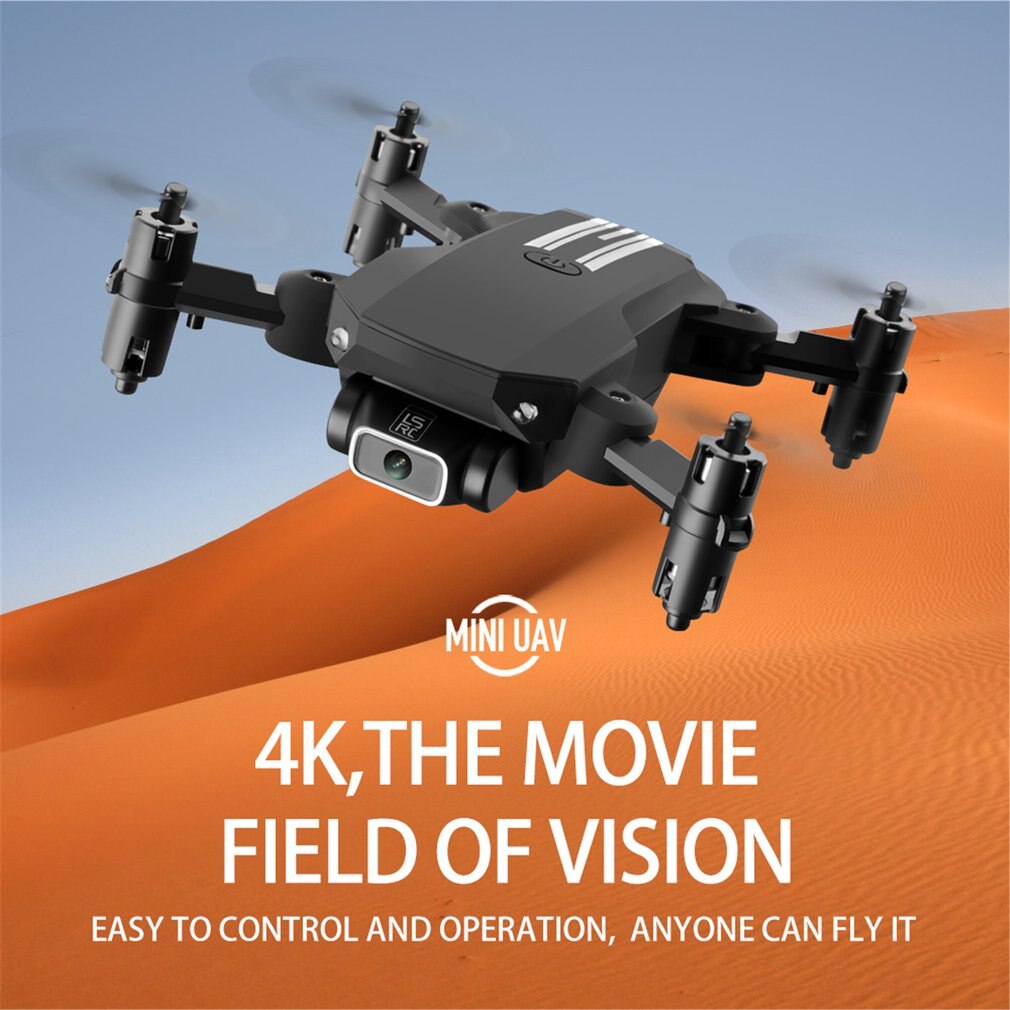 Drone Ls-Min Hd Antenne Pography 4K Pixel Dual Camera Vier As Vliegtuigen Speelgoed Afstandsbediening Vliegtuigen