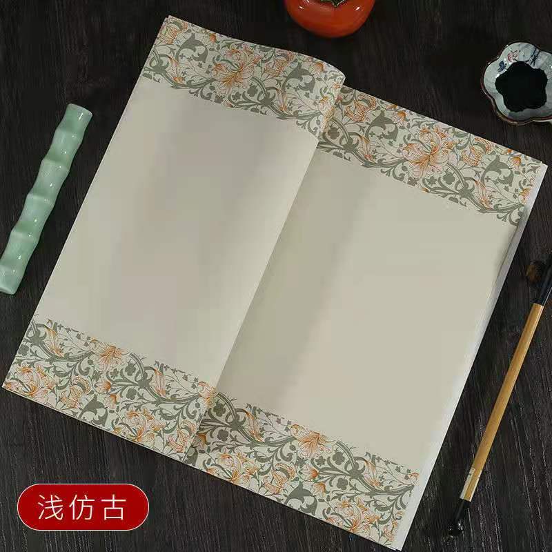 Batik Kalligrafie Papier Half Rijp Xuan Papier Prachtige Patroon Chinese Kalligrafie Papier 10 Vellen Landschap Patroon Xuan Zhi: 48x180cm / A