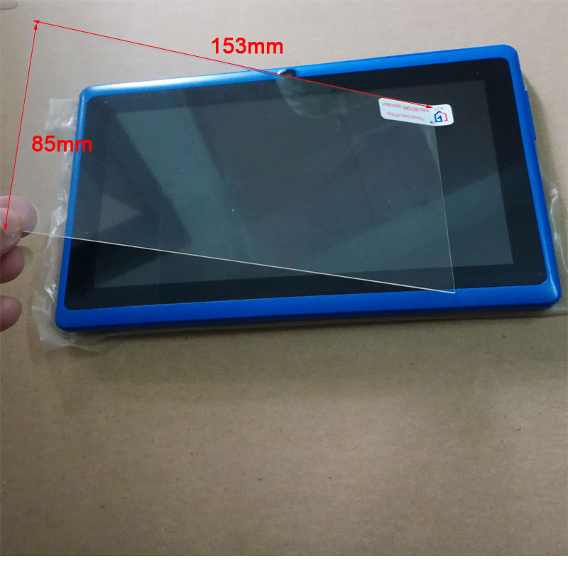 153x85MM Universal Tempered Glass Screen Protective Film for NERLMIAY 7 inch A33 tablet