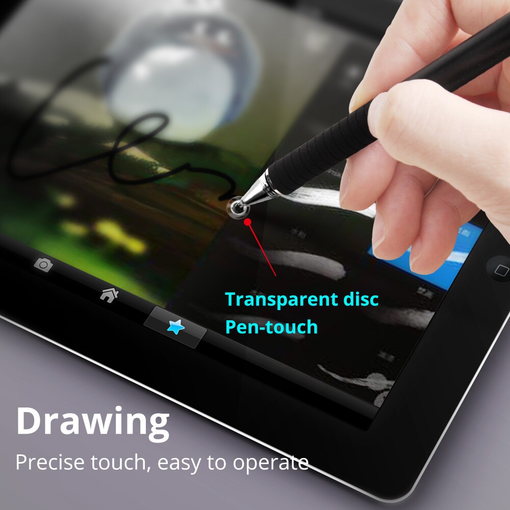 Universal 2 in 1 Stylus Pen Drawing Tablet Pens Capacitive Screen Caneta Touch Pen for Mobile Phone Smart Pencil for Tablet