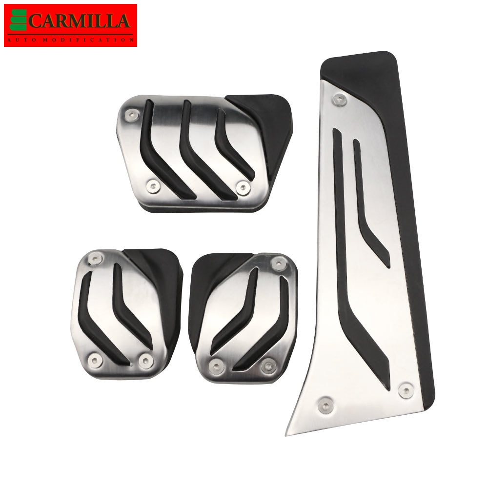 Accesorios para BMW X5 X6 F15 F16 E70 E71 E72 AT MT, Kit de Pedal automático, acelerador de acero inoxidable, pedales de freno de Gas