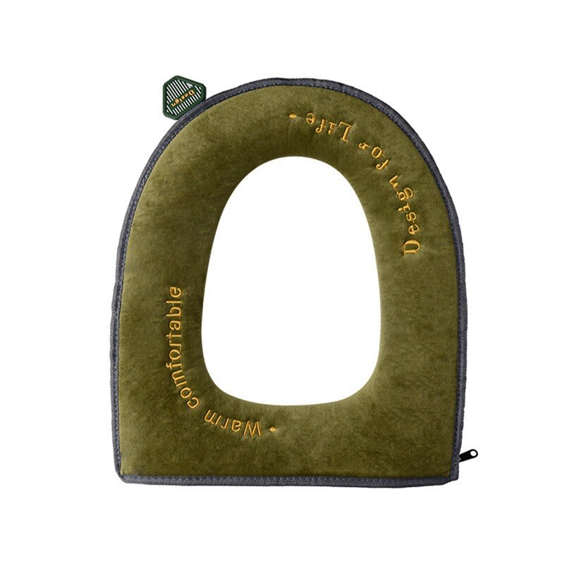 Deska klozetowa mata pokrowiec ocieplacz na zimę pokrowiec na klapę sedesu z miękkiego aksamitu pokrycie siedzenia łazienka patelnia nasadka na sedes wodoodporna toaleta: G