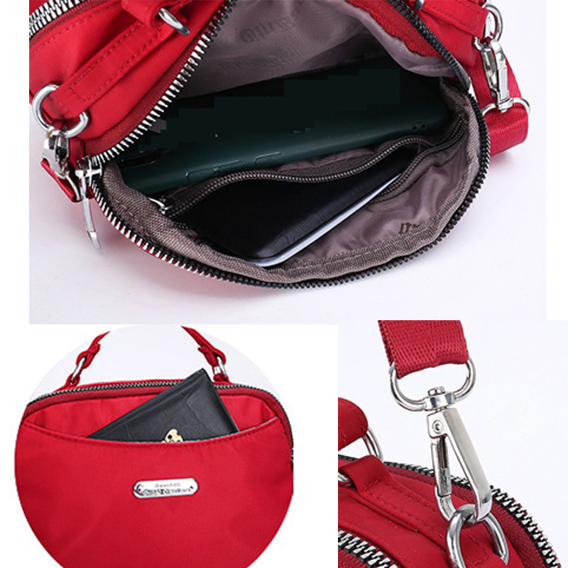 Bolsa de nylon para mulheres, pequena bolsa de ombro, à prova d'água, de nylon 2019