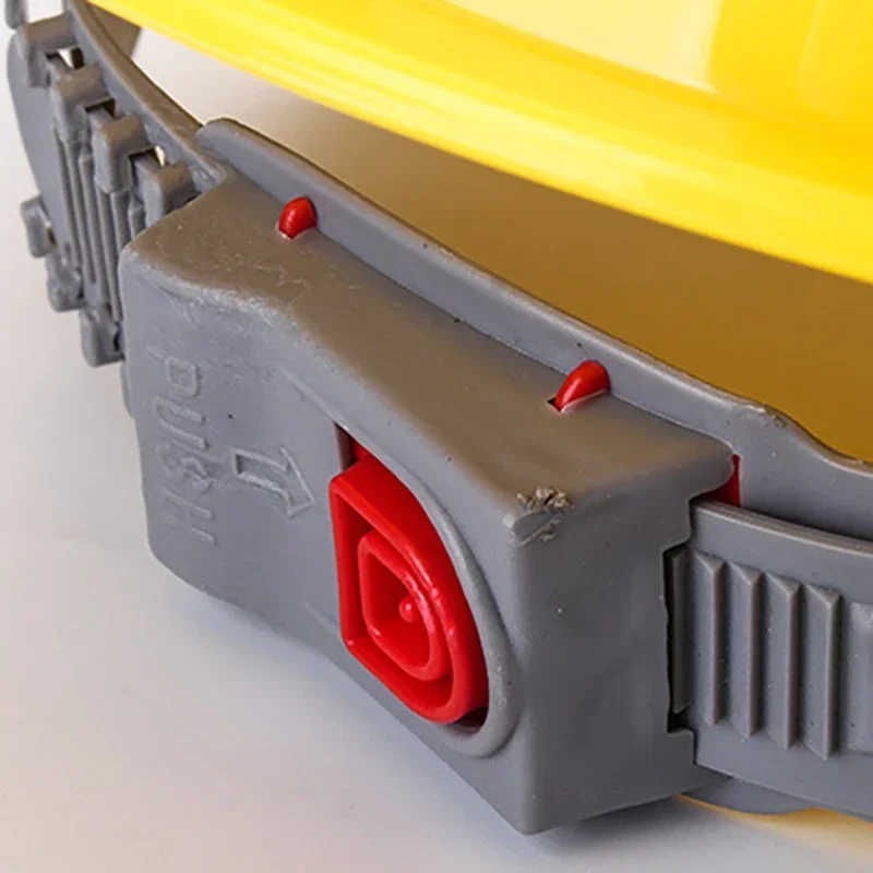 Worker Construction Site Protective Cap ABS Hard Hat V Shaped Adjustable Size Rotary Knob Safety Helmet