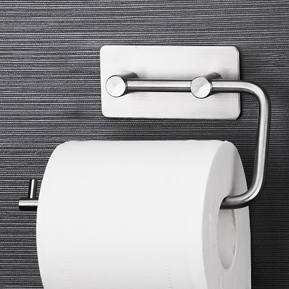 Wenko Orea turbo-loc toiletrolhouder met deksel RVS mat