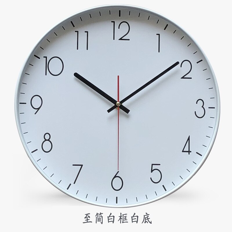 14 Inch Large Wall Clock Living Room Modern Metal Silent Large Clocks Wall Watches Home Decor Kitchen Horloge Mural D087: D