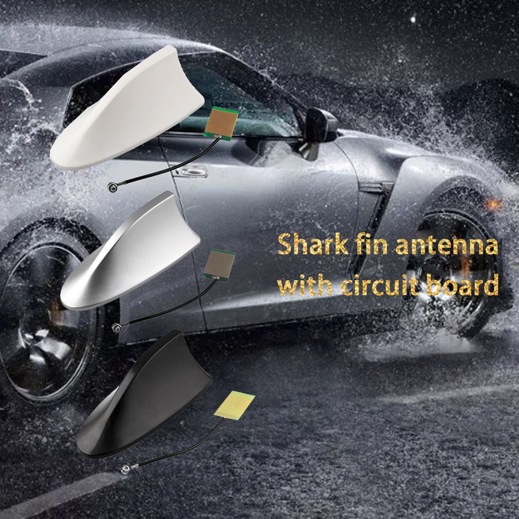 Universele Auto Shark Antenne Auto Exterieur Dak Haaienvin Antenne Signaal Beschermende Antenne Auto Styling