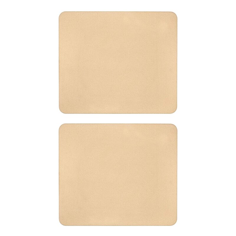 2X Pizza Stone,Baking Stone,15X12 Inch Heavy Duty Rectangular Engineered Tuff Cordierite Is Very Suitable For Ovens