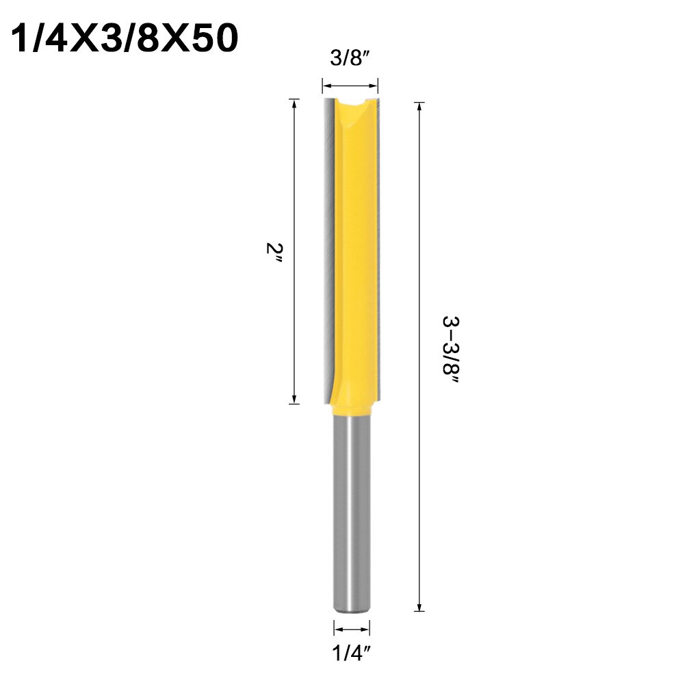 Krachtige Extra Long Flush Trim Router Bit 1/4 i... Grandado
