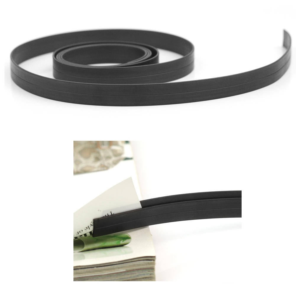 Lång rulle gummi flexibel magnettejp hantverk magnetremsa butik kontor hem skola fil dty förnödenheter 100cm x 1cm