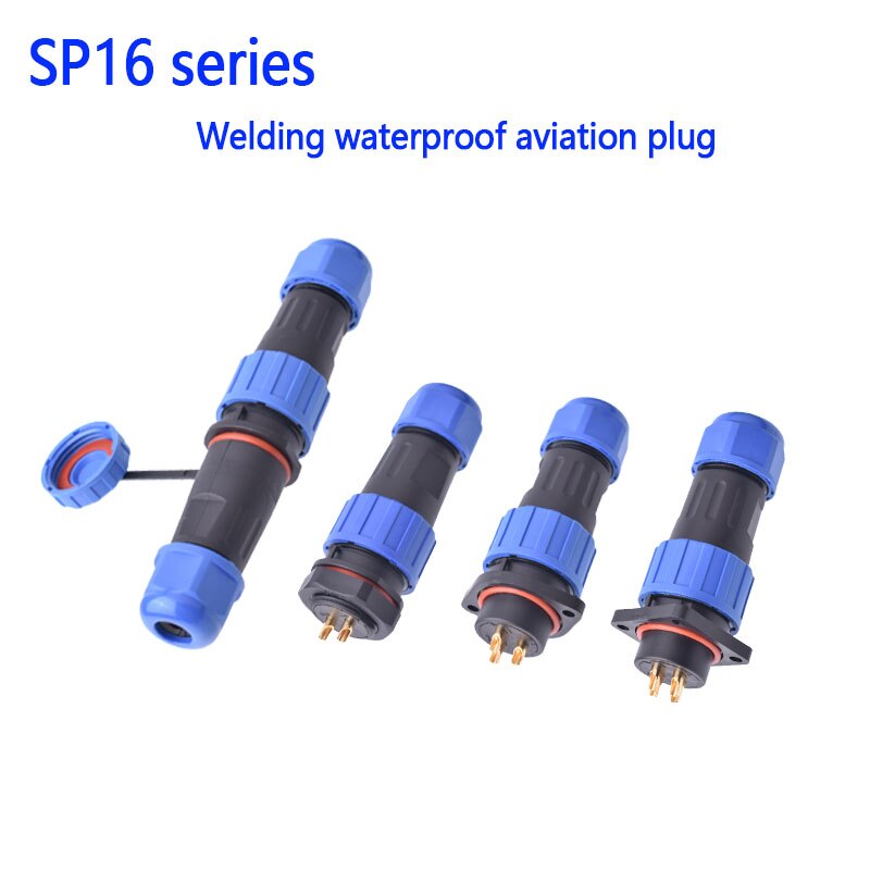 IP68 Waterproof Connector Male Plug and Female Socket 2/3/4/5/7/9pin Panel Mounting Wire Connector Aviation Plug Welding Wiring