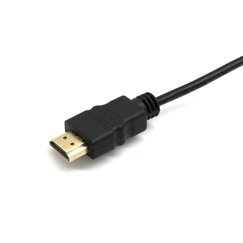 Câble adaptateur vidéo à 15 broches, 1.5M/16ft or, HDMI mâle vers VGA mâle, 1080P 6ft, pour boîtier DVD TV