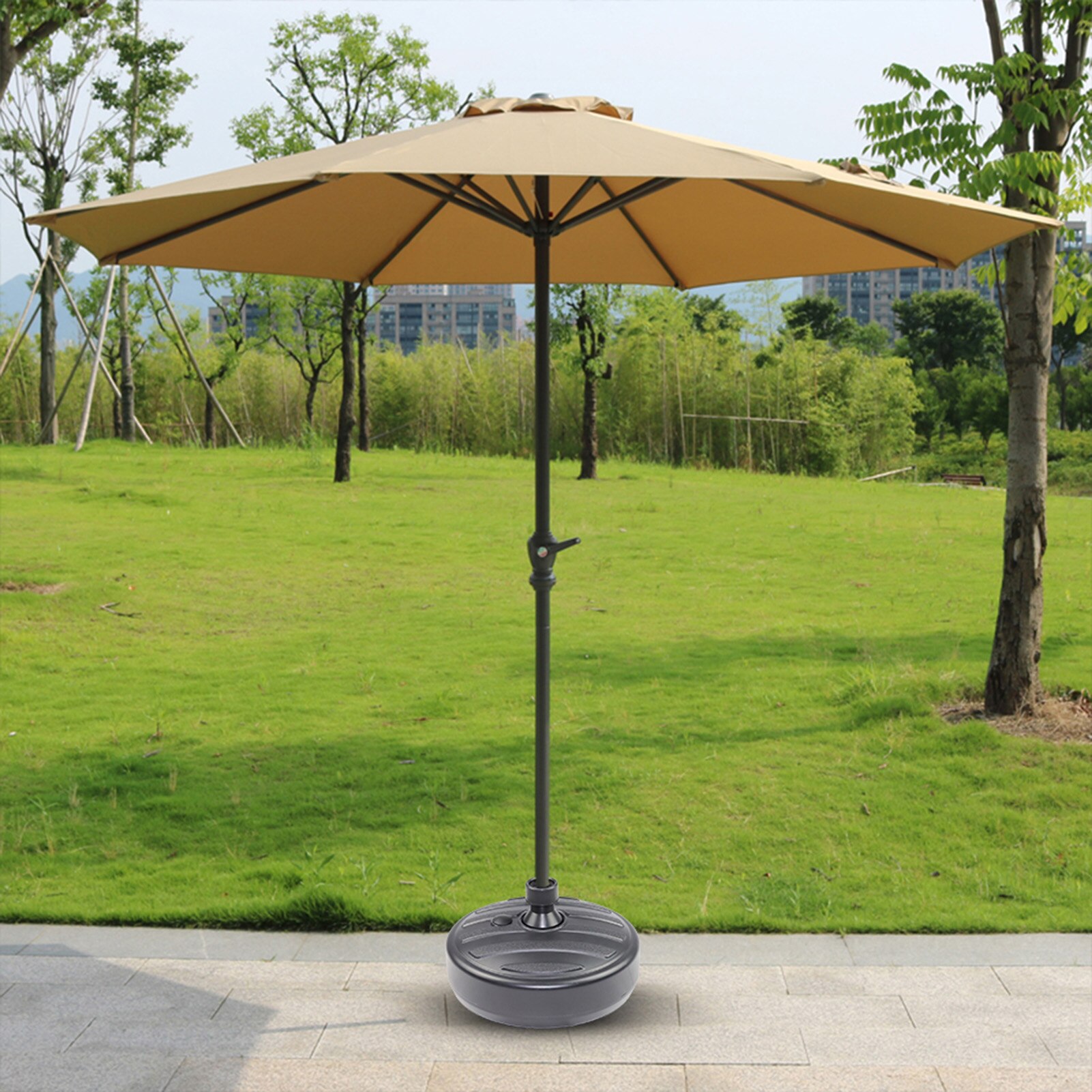 Patio Umbrella Base Outdoor Banana Parasol Umbrella Base Stand