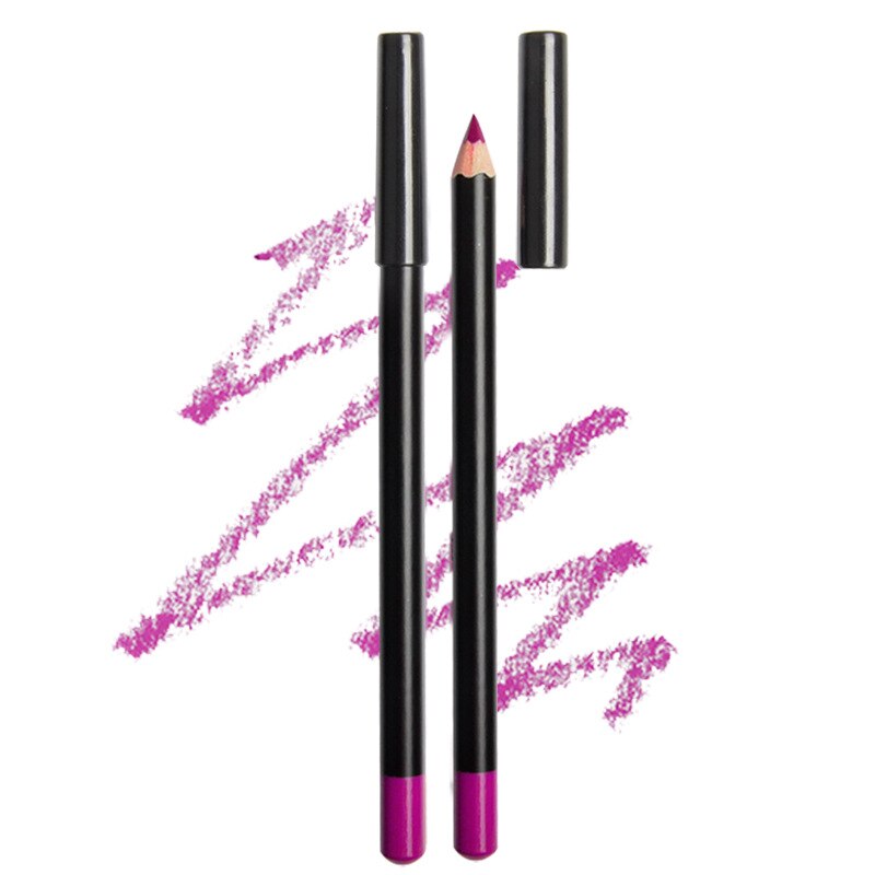 Bivanfe 15 Colors Matte Wood Lipliner Pencil Waterproof Long Lasting Vegan Lip Liner Pen Makeup Tool: 05