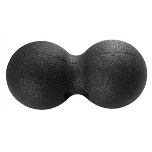 Durable Pain Relief Tool Mini Peanut Massage Ball 8cm Maintain Traditional Senile Dementia Elderly Health Ball: Black