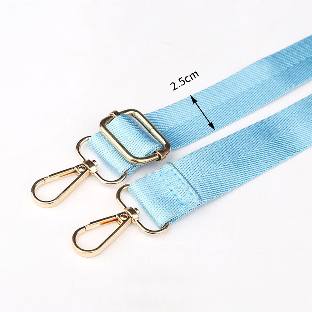 Sangle de sac en nylon pour femme, large sangle de remplacement, 1.3m de long, accessoires de messager, initiée