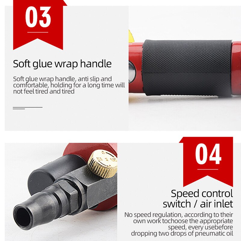 Mini Pneumatic 2"/3" Grinding Machine Car Polisher Air Polisher Orbital Sander Electric Grinding Polishing Machine Air Powered