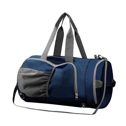 Diving Bag Water-proof One-shoulder Bathing Suit And Sports Equipment Fitness Kit For Men And Women In Wet-dry Separation: Navy Blue