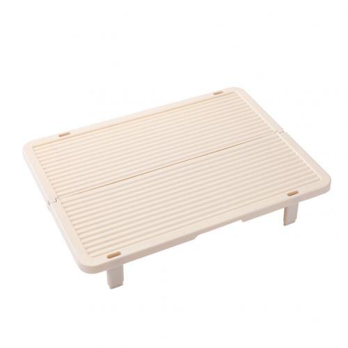 Anti-collage pliable pâtes monocouche couverture boulettes plateau de tampon outil de cuisine boulette napperon couverture rideau boulettes plateau: Beige Square