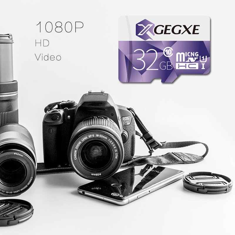 Carte micro SD/TF d'origine XGEGXE haute vitesse 8GB 16GB 32GB carte mémoire flash 64GB 128GB 256GB pour caméra de tableau de bord DVR téléphone intelligent PC