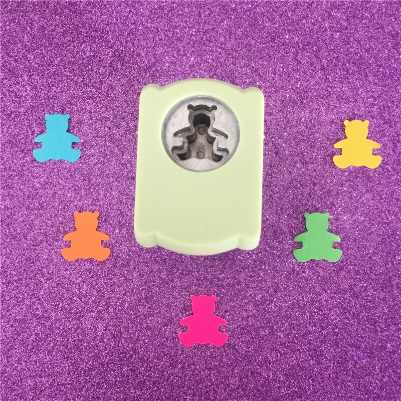 1 ''/20mm Urso Forma perfurador do ofício para scrapbooking papel perfurador cortador de papel do scrapbook furadores artesanais animal buraco soco