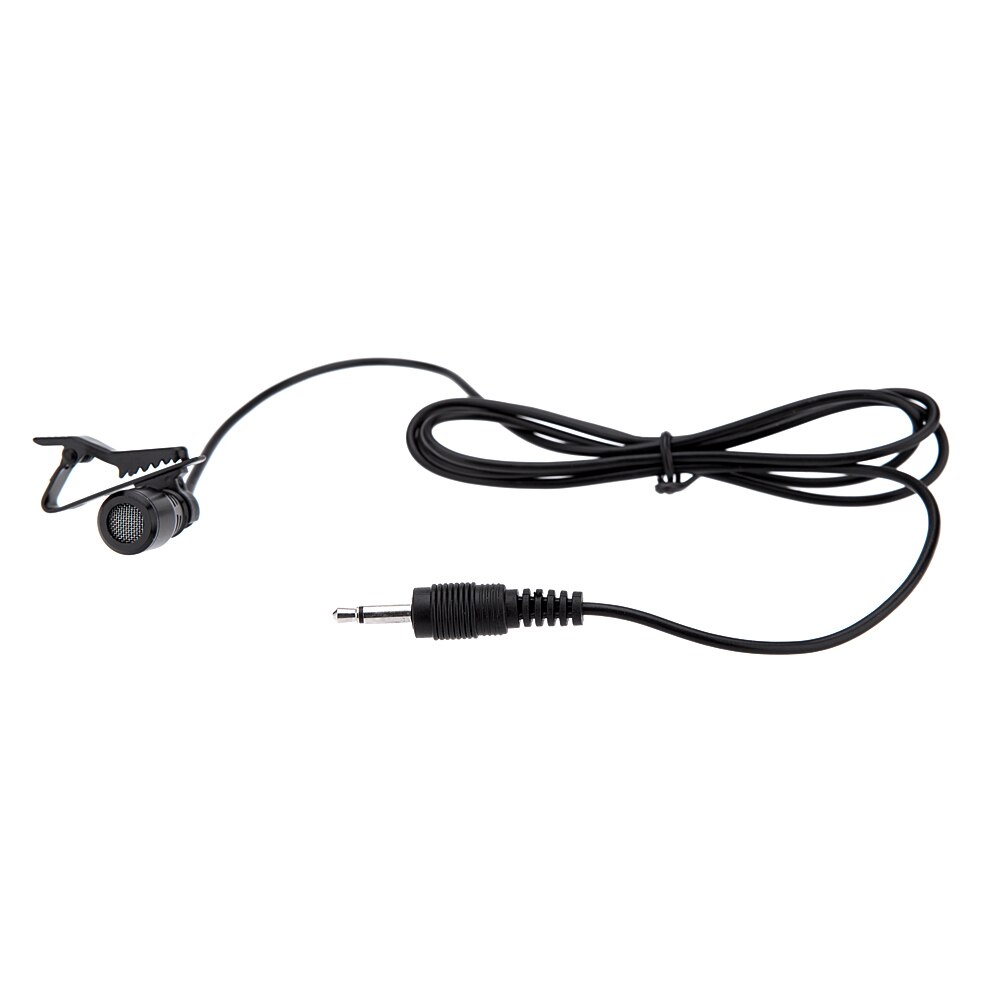 3.5mm Metal Lavalier Clip Mono Microphone with Collar Clip for Lound Speaker Computer PC Laptop