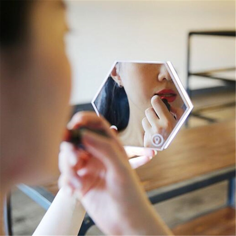 Multifunction LED Mirror wall clock watch clocks Digital Alarm Clock Night Light Mirrored Electronic Snooze Analog Table Clock