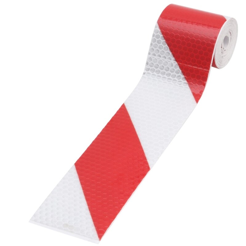 2\"X118\" Reflective Safety Tape Warning Adhesive Engineering Marking Tape Sticker M2EC