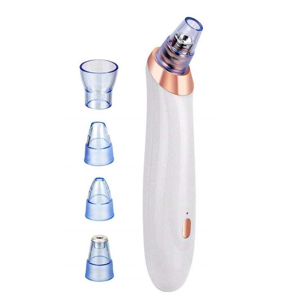 Vacuum Blackhead Remover Extractor USB Rechargeable Facial Acne White head Pimple Pore Nose Face Cleanser Tool Device