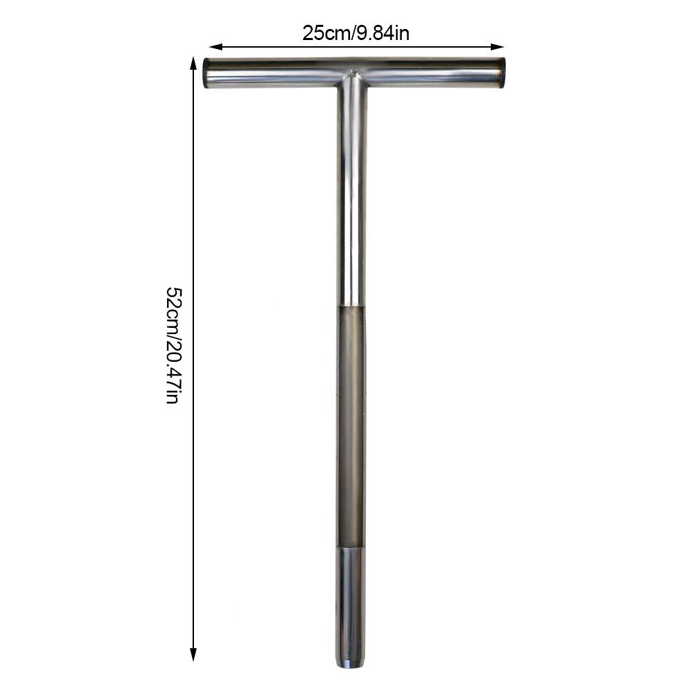 Soil Sampler Probe 21 "Stainless Steel Tubular T-Handle Style Golf Field Sampling Earth Turf Lawn Maintenance Tools Gereedschap