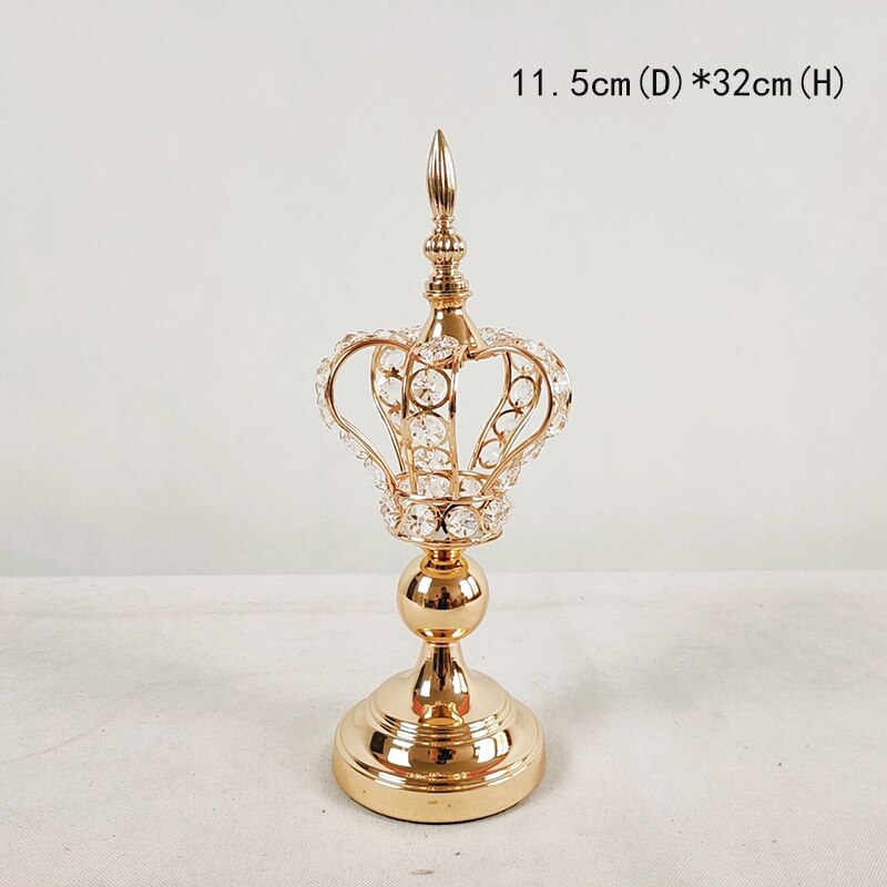 1Pcs Cake Stand Round Cupcake Stands Metal Dessert Display Cake Stands,: small gold