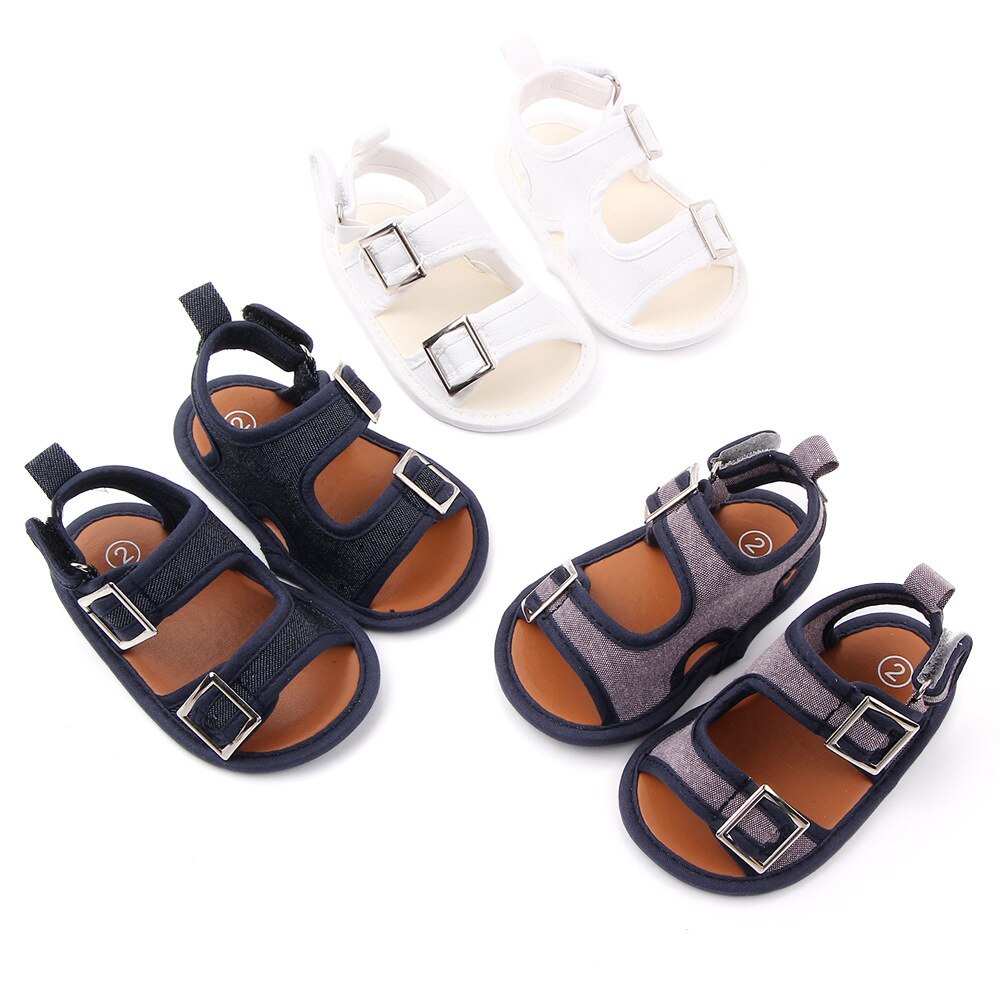 Pasgeboren Baby Sandalet Voor Jongen Zomer Schoenen Peuter No-Slip Sandalen Baby Slippers Meisjes Flats Douche Canvas Pop schoenen