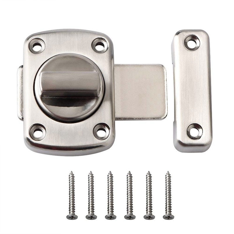 Latch Rotating Door Latch/Gate Latch/Night Latch/Door Latch/Latch Lock/Bathroom Door Latch/Stainless Steel Brushed Finish/Applic