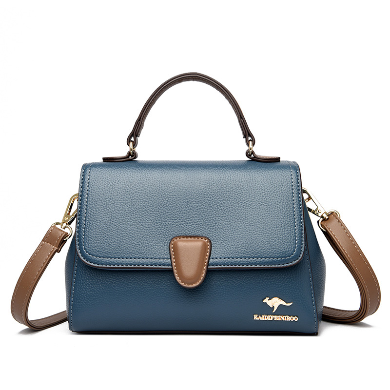 HEIßE Kunst Und Weise Kleine Crossbody-tasche Taschen Frauen Mini matt Leder Schulter Bote Kupplung Bolsas Damen praktisch tasche Geldbörse Handtasche: Blau