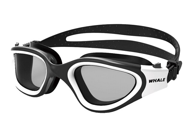 Whale Zwembril Anti-Fog High-Definition Coating Professionele Volwassen Universele Grote Frame Lenzen Gepolariseerde Licht Bril: CF7201