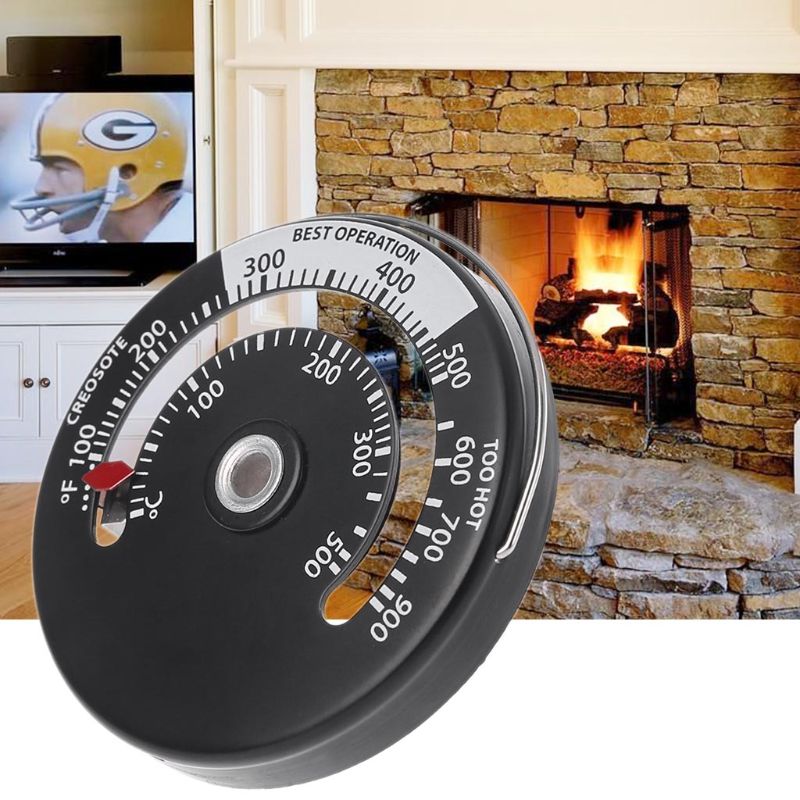 Magnetische kachelpijpthermometer multi-fuel houtkachel houtkachelpijp
