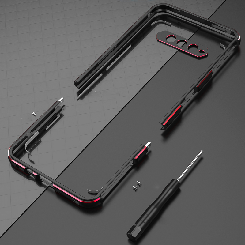 Aluminium Bumper Case Voor Black Shark 4 Pro Luxe Metalen Camera Lens Protector Voor Blackshark 4 Pro Metalen Telefoon Frame case