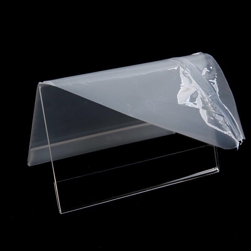 Acrylic Office Name Tent Holders Stand Desk Name Plate Display Reusable Table Place-Cards Holders For Business Conference