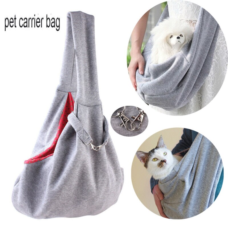 Bærbar lille kæledyr hund kat hvalpebærer komfort rejse tote mesh skuldertaske slynge åndbar udendørs rygsæk