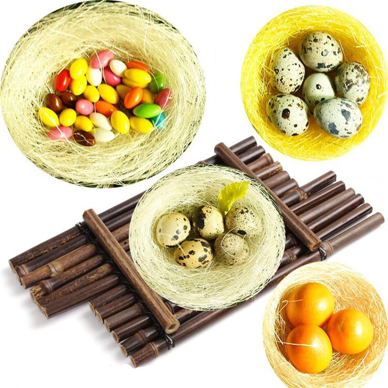 Nido de Pájaro simulado de 15 piezas, plato frío de decoración artesanal, adorno de nido, platos fríos, adornos de Nido de Pájaro, plato frío, Nido de Pájaro