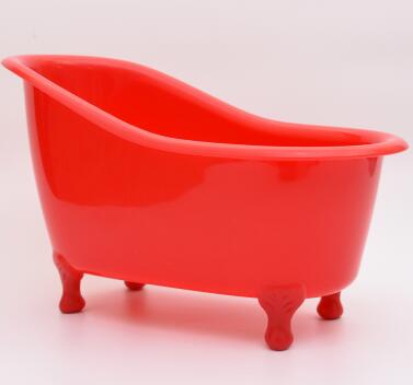 Pojemniki dla zwierząt, plastikowe wanny, pojemniki dla ryb, płazy, wanny, produkty robić kąpieli, terraria i karmniki  sy16: Czerwony