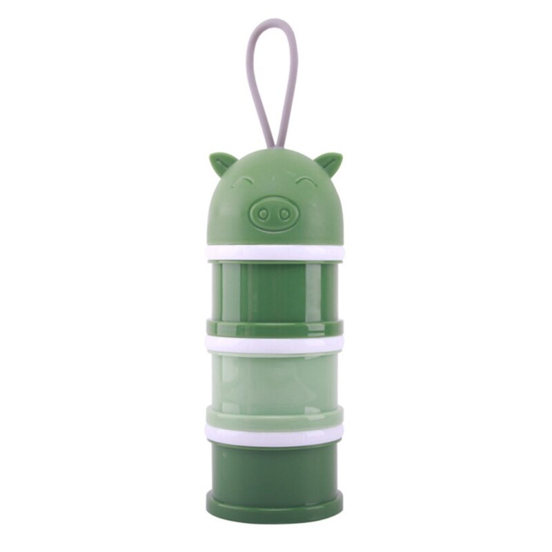 Baby Formula Dispenser Portable Stackable 3 Layers Milk Powder Container Box