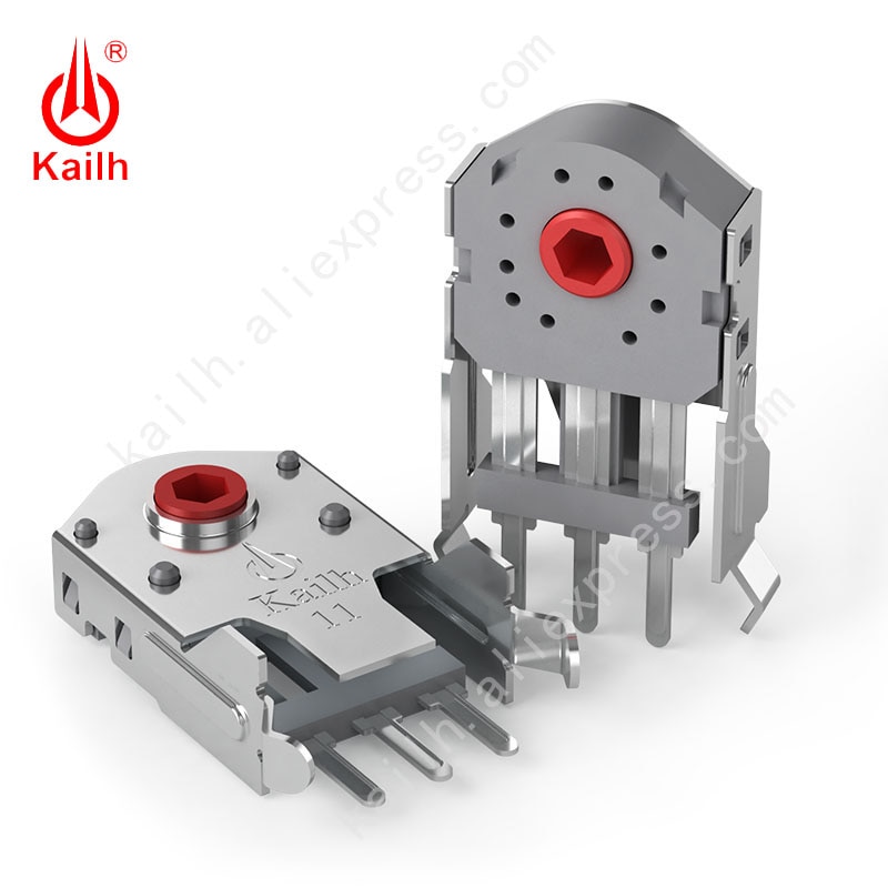 Kailh 7/8/9/10/11/12mm Rotary Mouse Scroll Wheel Encoder 1.74 mm hole 20-40g force for PC Mouse alps encoder 800,000 life cycles